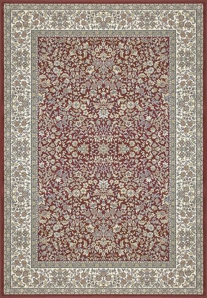 Dynamic Rugs ANCIENT GARDEN 57078-1414 Red and Ivory